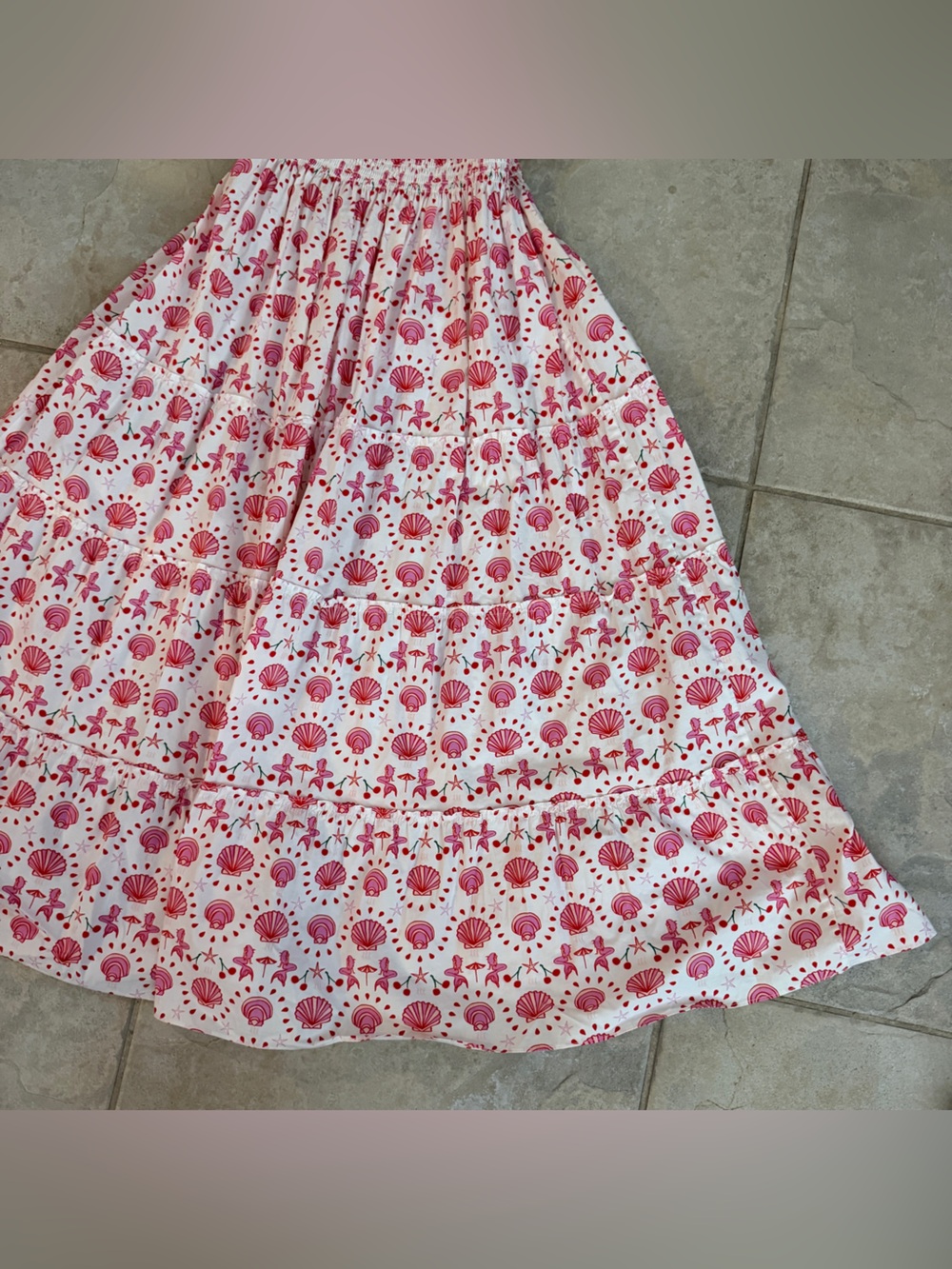 Hill House Home Ellie Nap Dress in Mermaid Seashell Mermaid Size XS - Picture 10 of 11